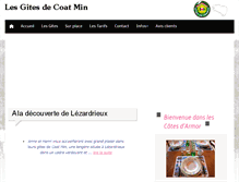 Tablet Screenshot of gitesdelezardrieux.gitesdarmor.com